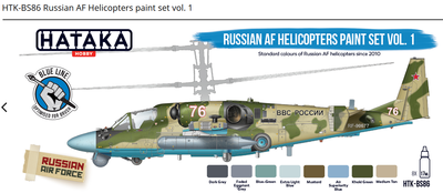Russian AF Helicopters paint set vol. 1 , sada barev - 1