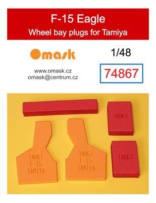 74867 1/48 F-15 Eagle wheel bay plugs (for Tamiya)
 - 1