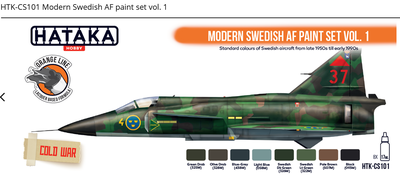 Modern Swedish AF paint set vol. 1, sada barev - 1