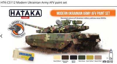 Modern Ukrainian Army AFV paint set, sada barev - 1