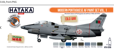 Modern Portuguese AF paint set vol. 1, sada barev - 1