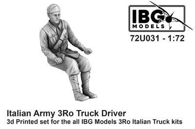 Italian Army 3Ro Truck Driver 1 figure