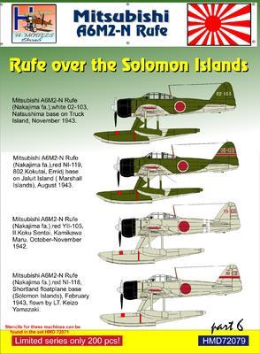 Mitsubishi A6M2-N Rufe over the Solomon Islands part 6 - 1