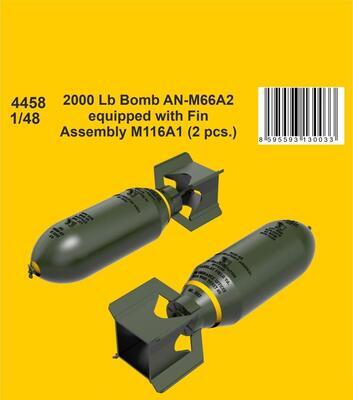 2000 Lb Bomb AN-M66A2 with Fin Assembly 1/48