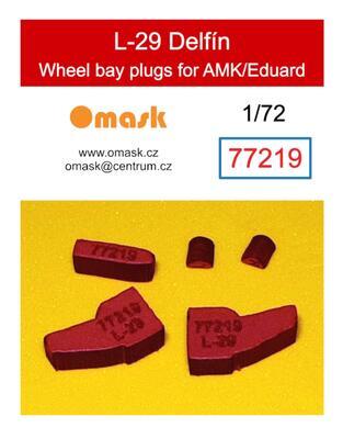 77219 1/72 L-29 Delfín wheel bay plugs (for AMK/Eduard)
 - 1