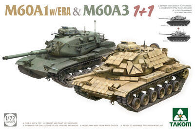 2 kits Combo M60A1 w/ERA and M60A3 (1+1)