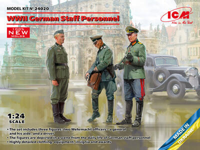 German Staff Personnel WWII (3 fig.)
