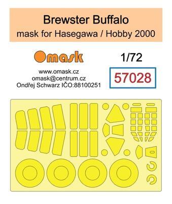 1/72 Brewster Buffalo maska (Hasegawa / Hobby 2000)