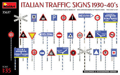 Italian Traffic Signs 1930-40's