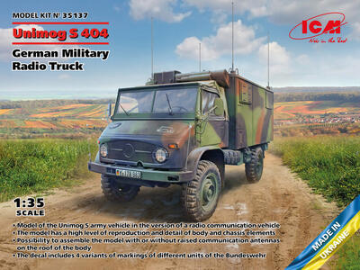 Unimog S404 German military radio truck