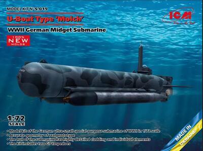 U-Boat Type "Molch" German WWII Midget Submarine