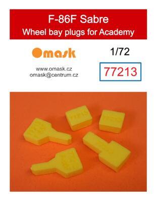 77213 1/72 F-86F Sabre wheel bay plugs (for Academy)
 - 1