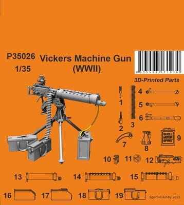 Vickers Machine Gun WWII variant