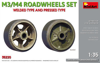 M3/M4 Roadwheels Set