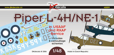 Piper L-4H/NE1 in USAAF and RAAAF Service