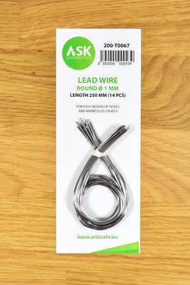 Lead Wire - Round O 1 mm x 250 mm (14 pcs)
