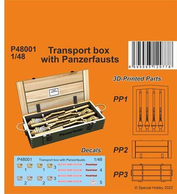 Transport box for Panzerfausts