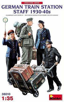 German Train Station Staff 1930-40s  - 1