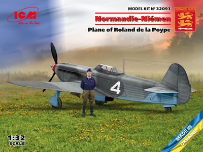 Yak-9T with Roland de la Poype figure