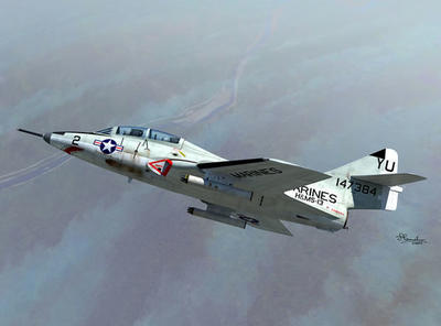 TF-9J Cougar Vietnam & Blue Angels - 1