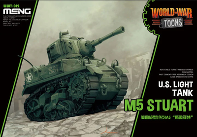 U.S. Light tank  M5 Stuart - World War Toons  