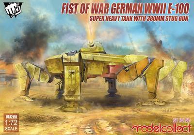 FIST if WAR German WWII E-100 Super Heavy tank With 380mm Stug Gun