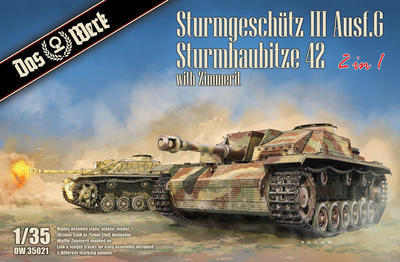 Sturmgeschütz III Ausf.G/Sturmhaubitze 42 With Zimmerit (2 in 1-Kit) - 1