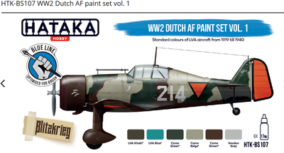 WW2 Dutch AF paint set vol. 1, sada barev - 1