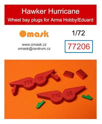 77206 1/72 Hawker Hurricane wheel bay plugs (for Arma Hobby)
 - 1