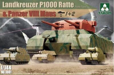 Landkreuzer P1000 Ratte + 2x Panzer Maus