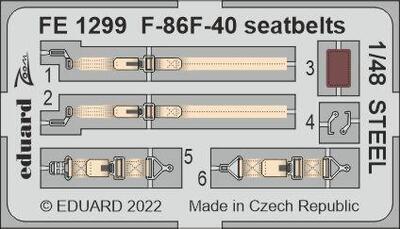 F-86F-40 seatbelts STEEL
