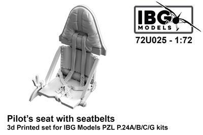 Pilot´s seat with belts for PZL P-24A/B/C/G