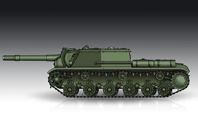 Soviet SU-152 Self-propelled Heavy Howitzer - Late