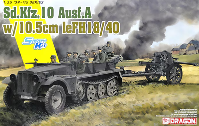 Sd.Kfz.10 Ausf.A + 10.5cm le.FH.18/40 1:35
