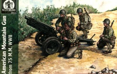 American Mountain Gun from 75 m.m. . WWII - 1