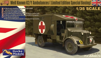 Well Known K2/Y Ambulances (Limited Edition Special Boxing) + fig.