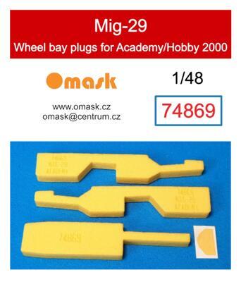 74869 1/48 Mig-29 wheel bay plugs (for Academy/Hobby 2000)
 - 1