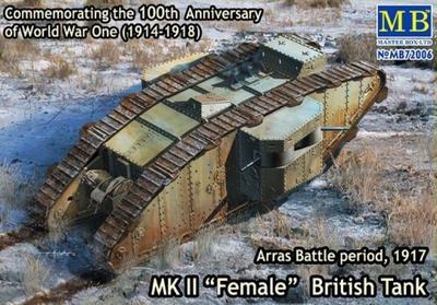 Mk.II "Female" British Tank Arras Battle period, 1917