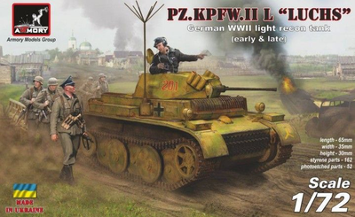 PZ.KPFW.II K "Luchs" German WWII Light Recon Tank (Easrly & Late) 