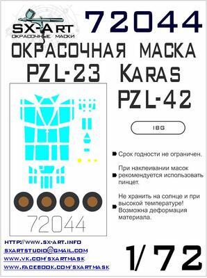 1/72 PZL 23 Karas / PZL 42 Painting mask (IBG)





