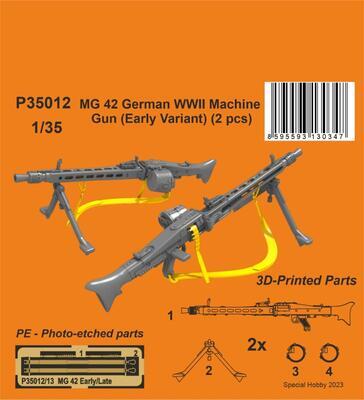 MG 42 German WWII Machine Gun (Early Variant)