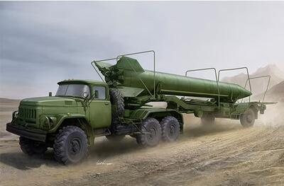 Soviet ZIL-131V tow 2T3M1 Trailer with 8K14 missile