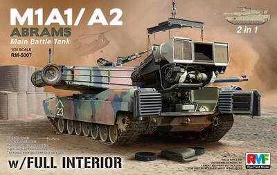 M1A1/A2 Abrams  with Full Interior 2 in 1