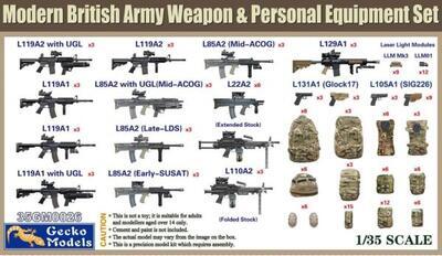 Modern British Army Weapon and Personal Equipment