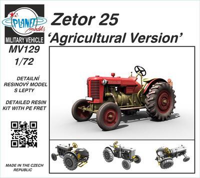 Zetor 25 ‘Agricultural Version ’, resin model