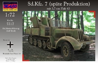 Sd.Kfz.7 (Late production) mit 3,7cm Flak 43