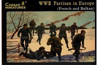 Partisan in Europe WWII (French and Balkan) 32 fig.