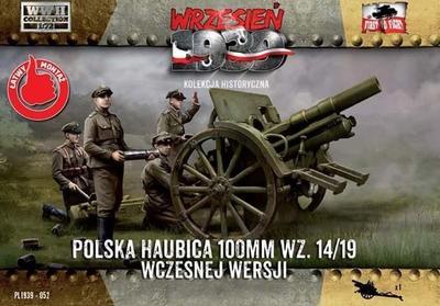 Polska Haubica Polowa (polní houfnice) 100 mm wz. 14/19 Škoda Wcezesnej Wersii