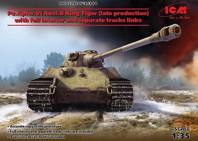 Pz.Kpfw.VI Ausf.B King Tiger (late production) with full interior and separate track links