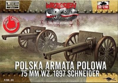 Polska Armata Polowa 75 mm wz.1897 Schneider